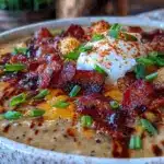 creamy loaded baked potato soup - featured image