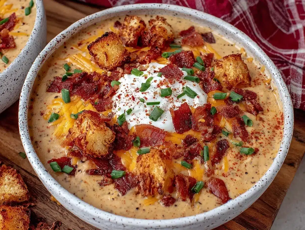 creamy loaded baked potato soup preparation steps