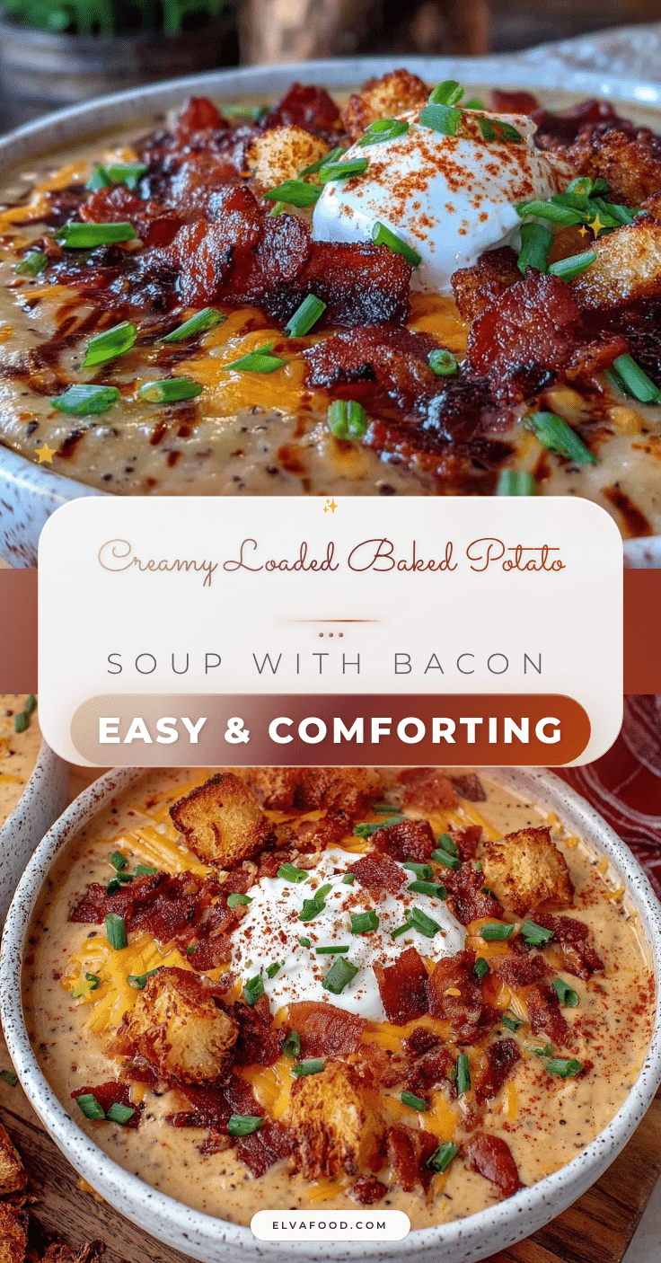 creamy loaded baked potato soup recipe