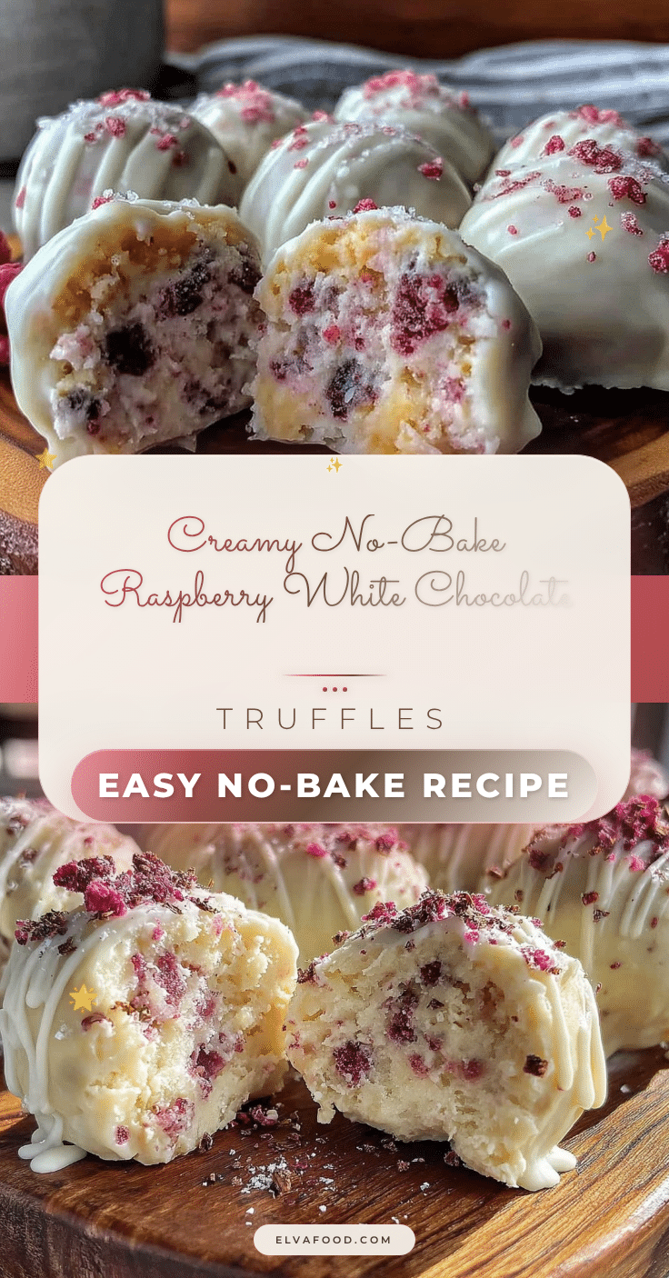 creamy raspberry white chocolate truffles recipe