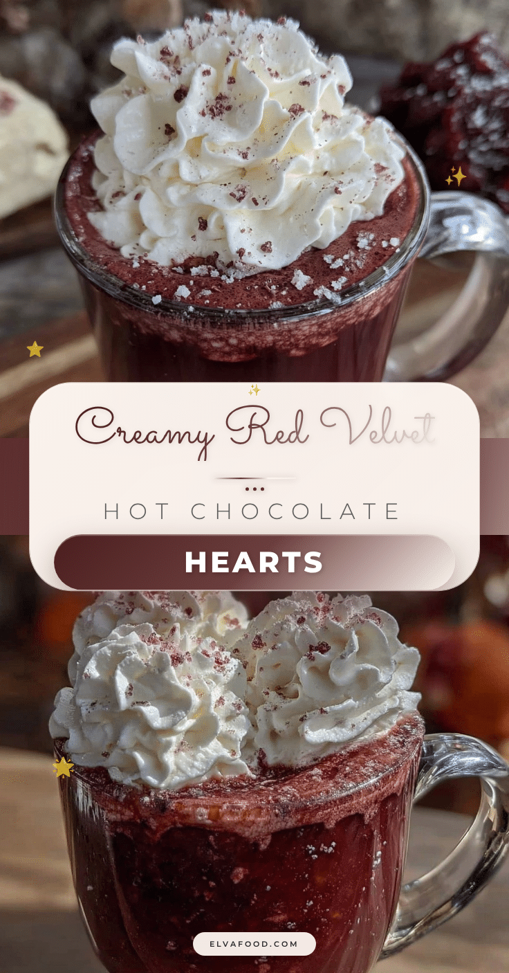 creamy red velvet hot chocolate recipe