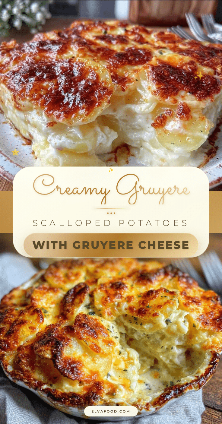 creamy scalloped potatoes with gruyere cheese recipe
