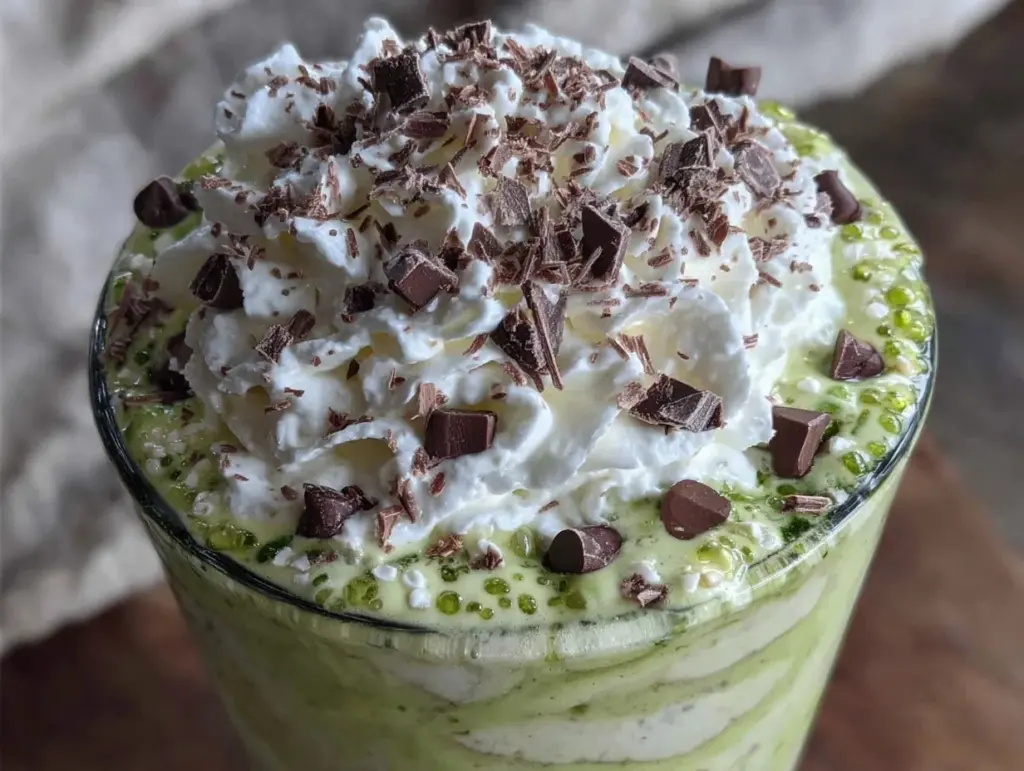 creamy shamrock shake recipe - featured image