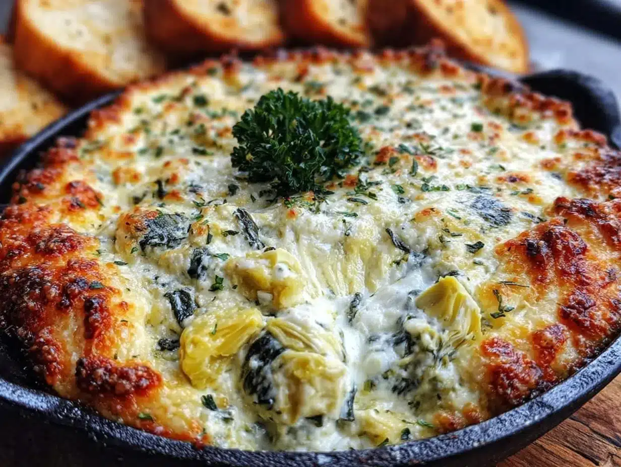 creamy spinach artichoke dip preparation steps