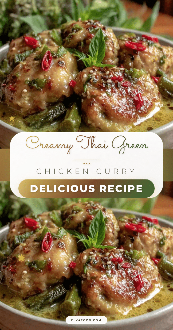 creamy thai green curry recipe