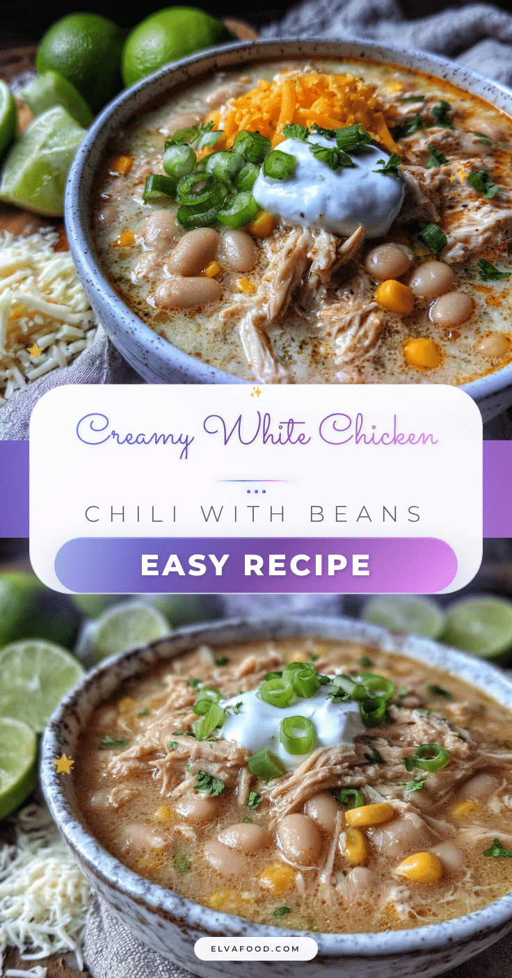 creamy white chicken chili recipe