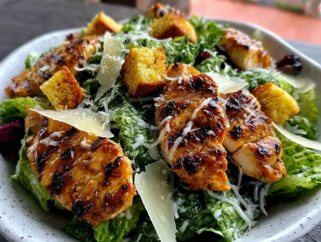 crispy Caesar salad with grilled chicken - featured image