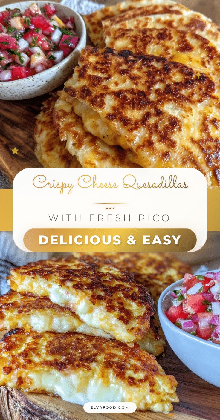 crispy cheese quesadillas recipe