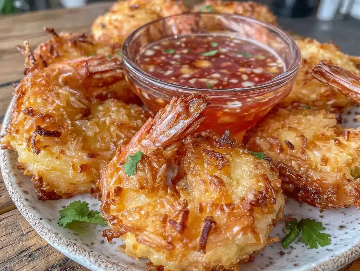 crispy coconut shrimp preparation steps