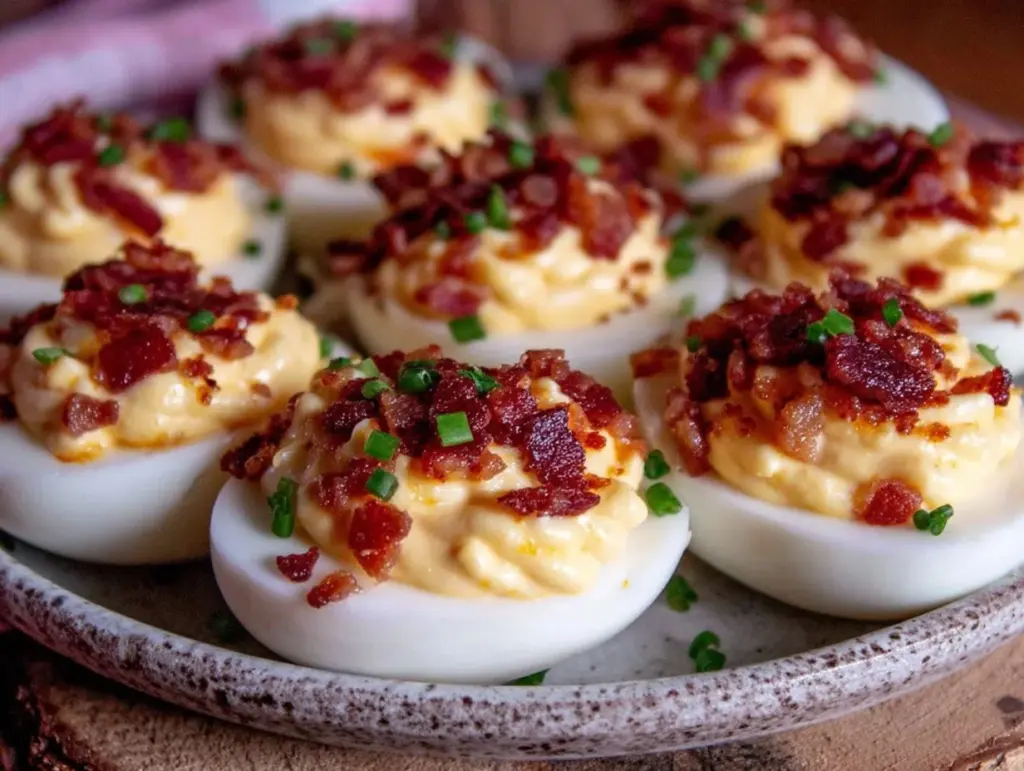 crispy deviled eggs - featured image