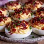 crispy deviled eggs - featured image