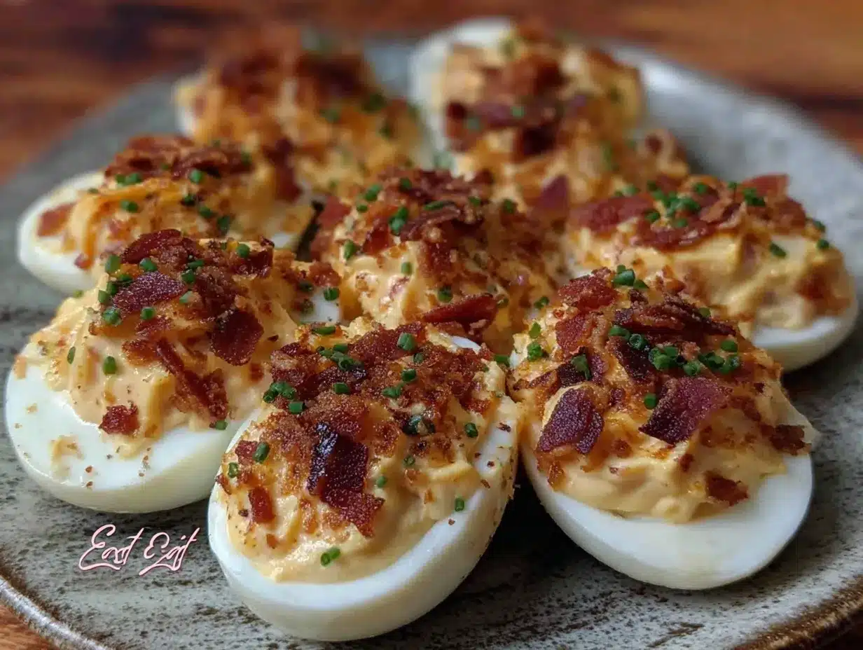 crispy deviled eggs preparation steps