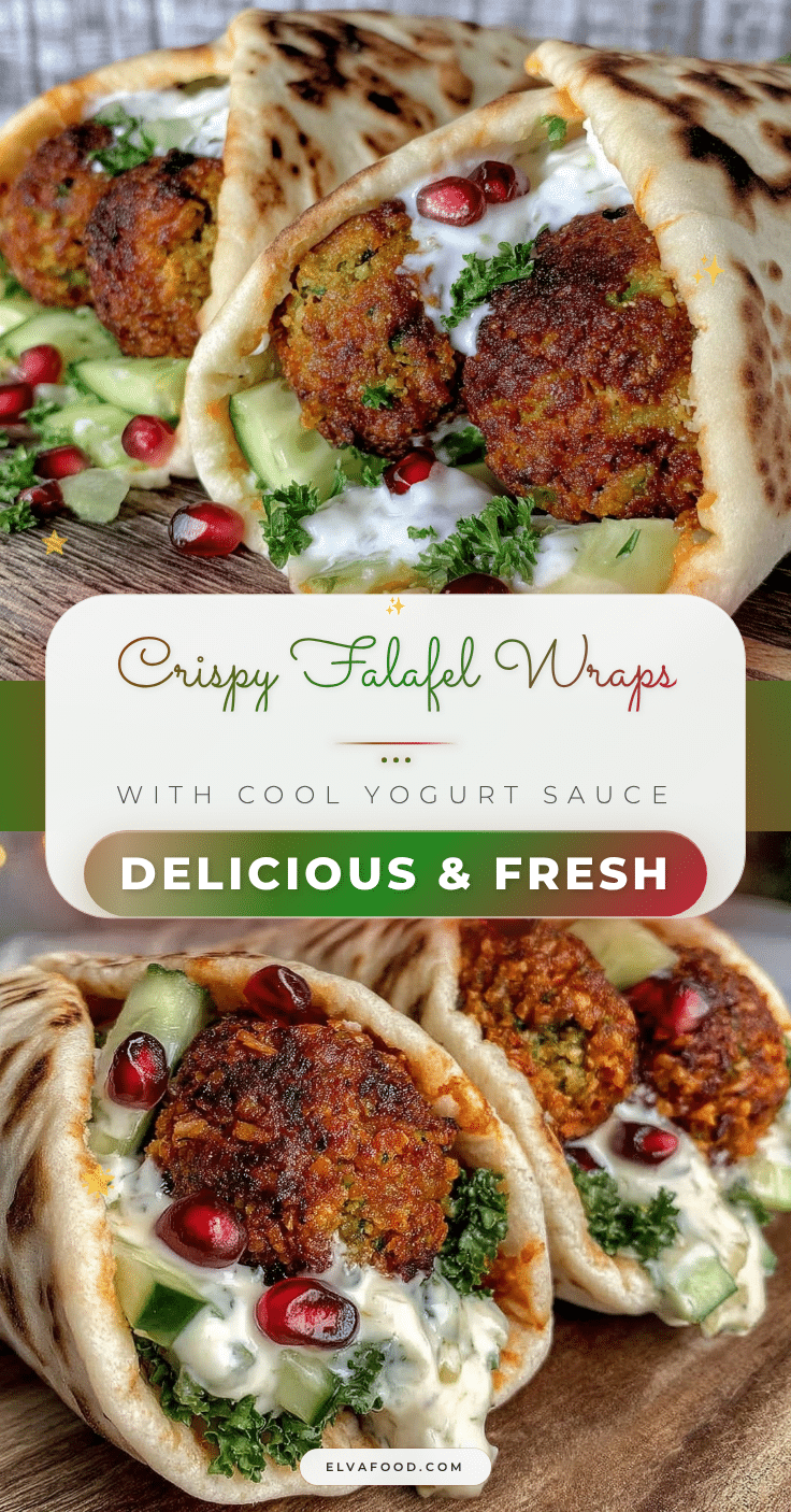 crispy falafel wraps recipe