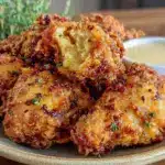 crispy fried chicken with buttermilk marinade - featured image