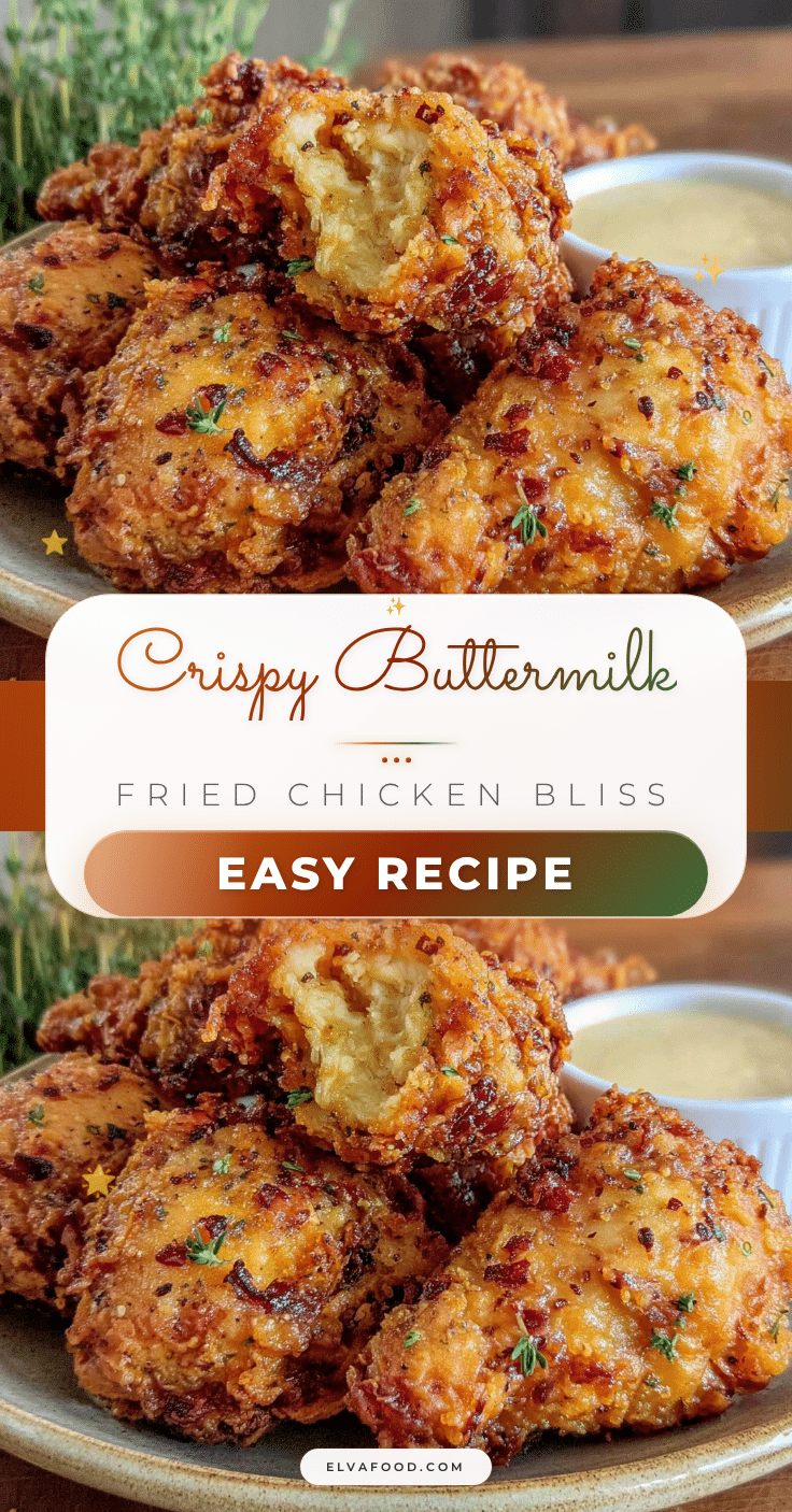 crispy fried chicken with buttermilk marinade recipe
