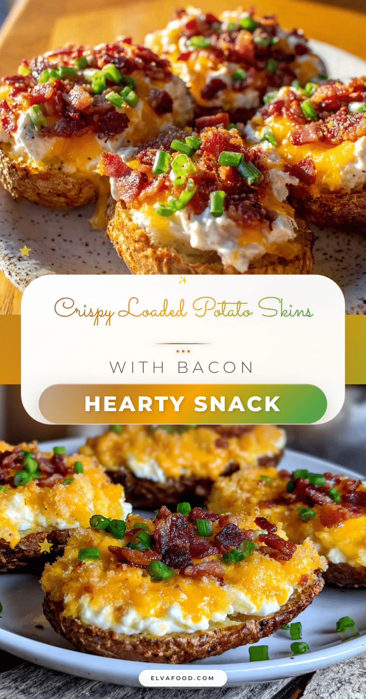 crispy loaded potato skins recipe
