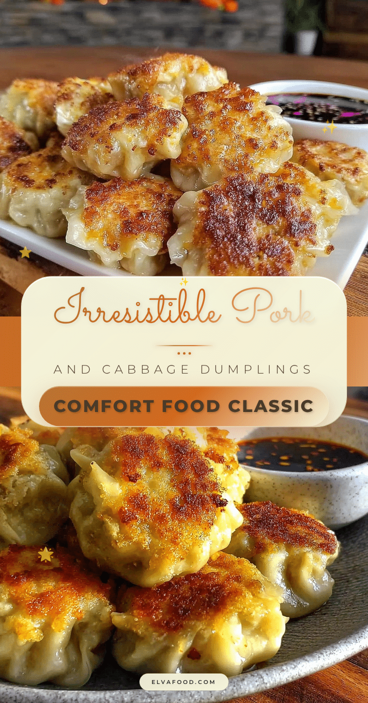 crispy prosperity pork and cabbage dumplings recipe