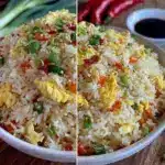 crispy restaurant style egg fried rice - featured image