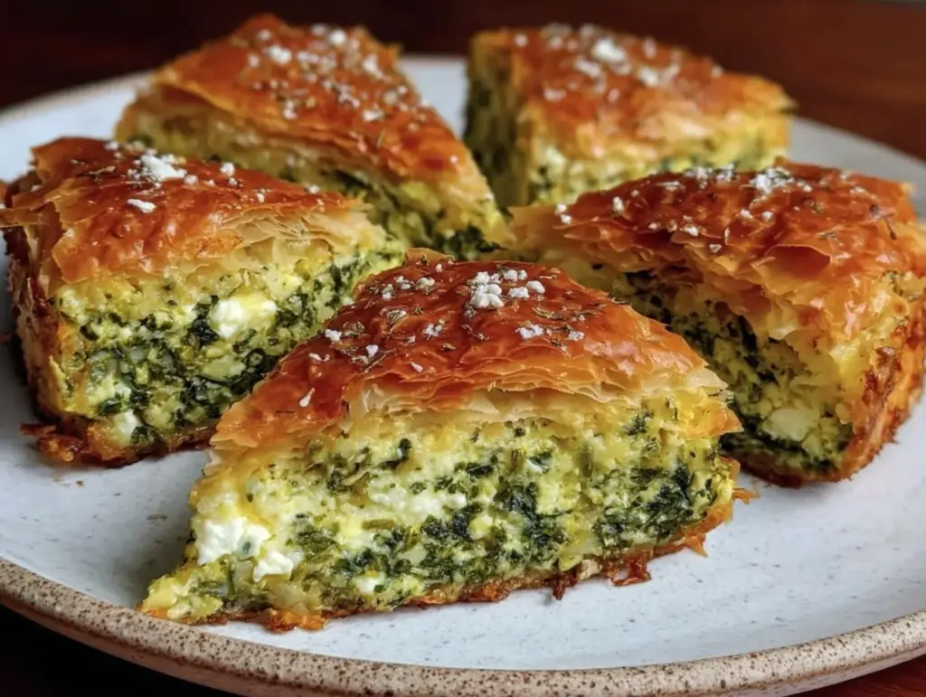 crispy spanakopita - featured image