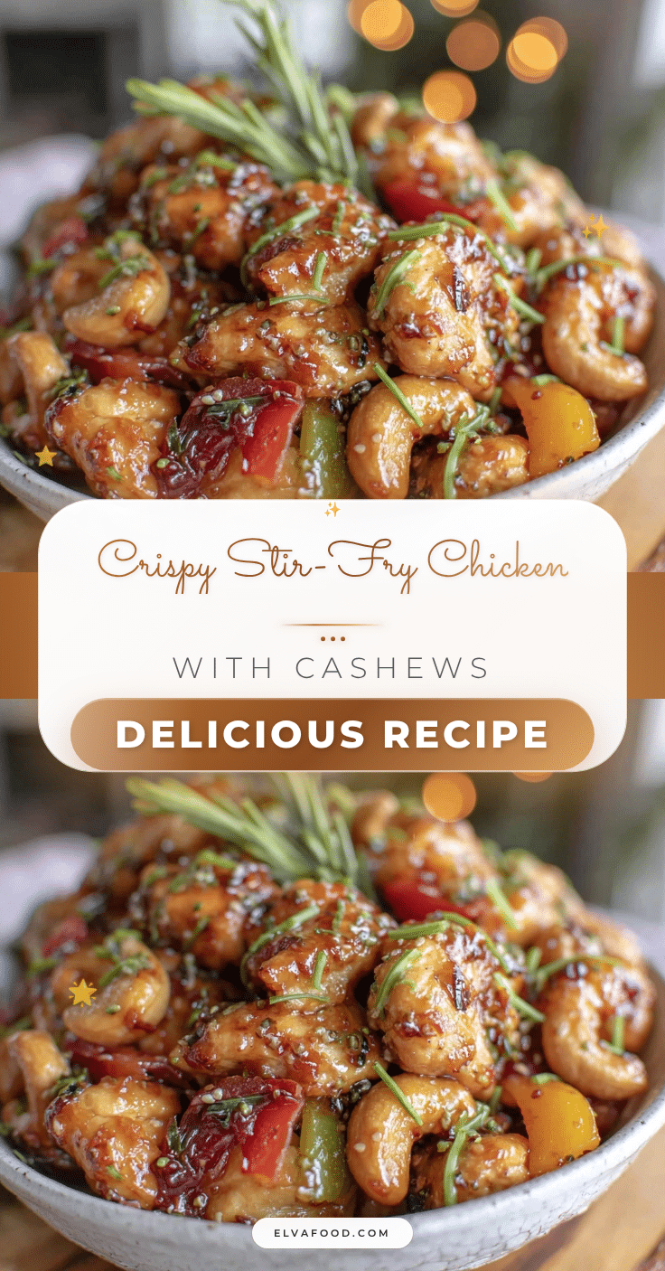 crispy stir-fry chicken with cashews recipe
