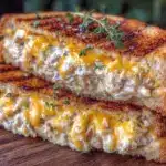 crispy tuna melt sandwich - featured image