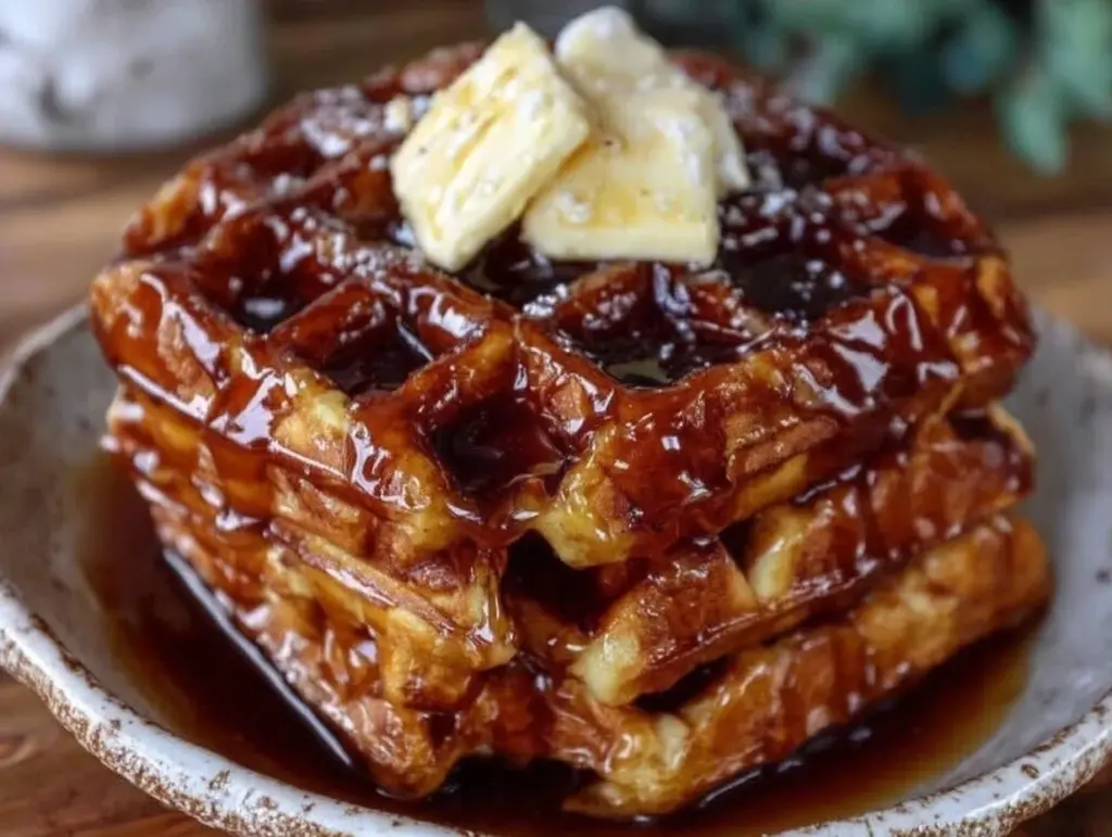 crispy waffles recipe - featured image