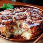 Easy Cinnamon Roll Casserole - featured image
