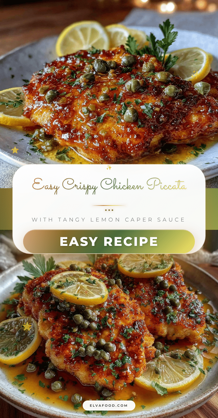 easy crispy chicken piccata recipe