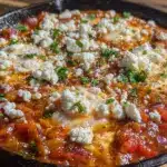 flavorful shakshuka with feta - featured image