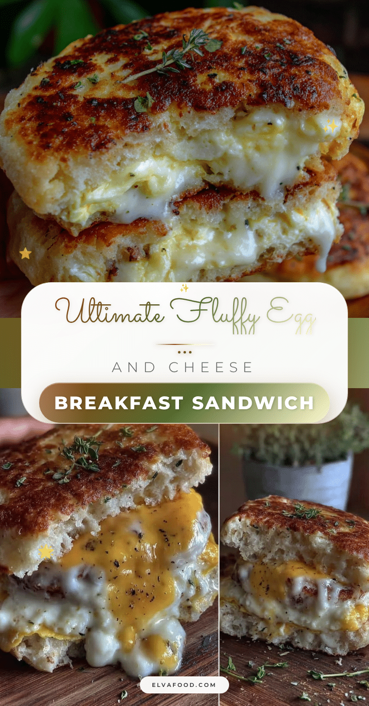 fluffy breakfast sandwich recipe