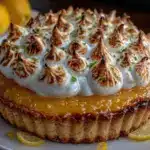 fluffy lemon meringue pie - featured image
