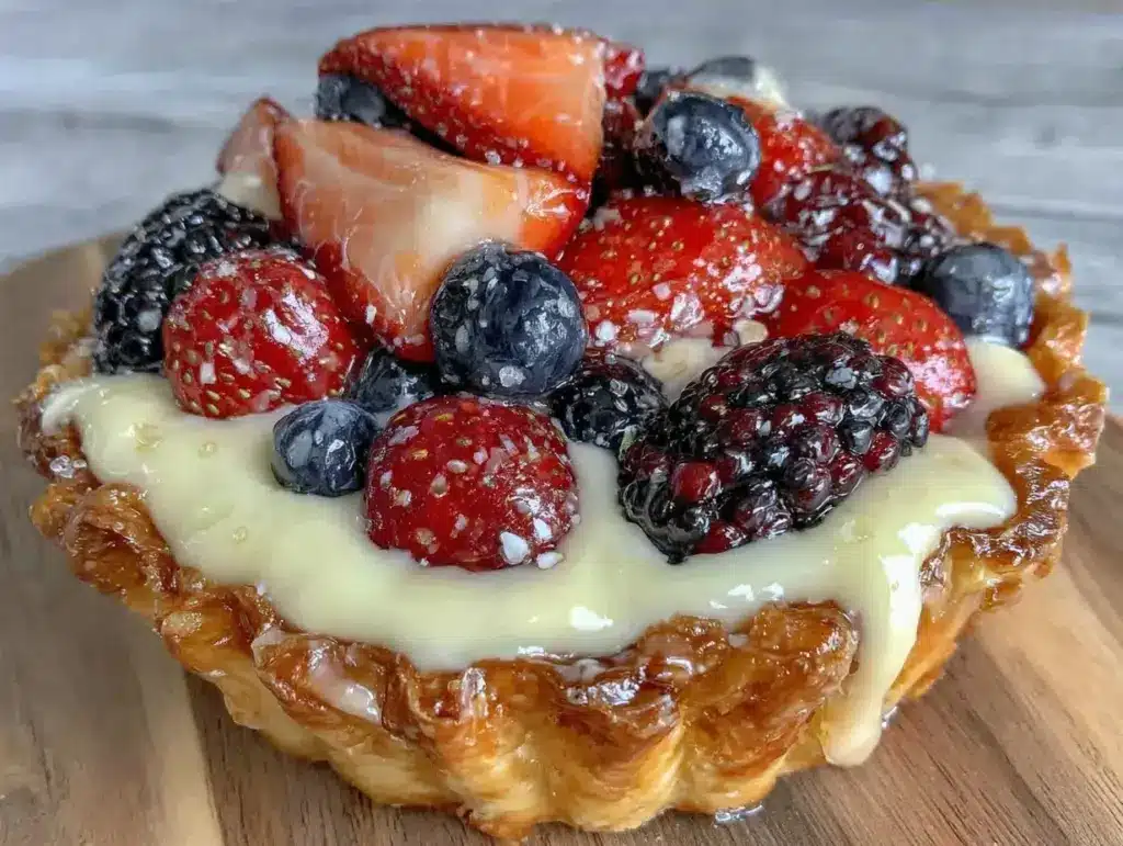fresh berry tart - featured image