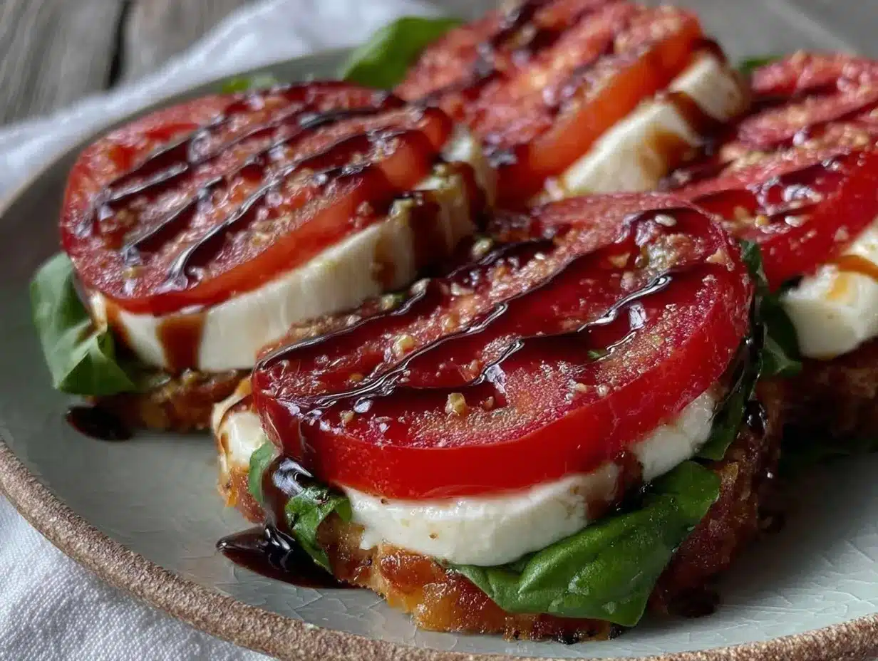 fresh caprese salad preparation steps