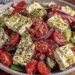 fresh greek salad - featured image