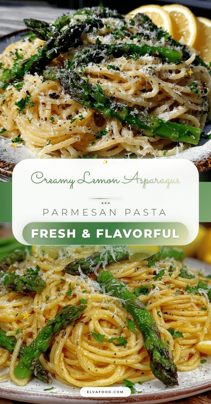 fresh lemon asparagus pasta recipe