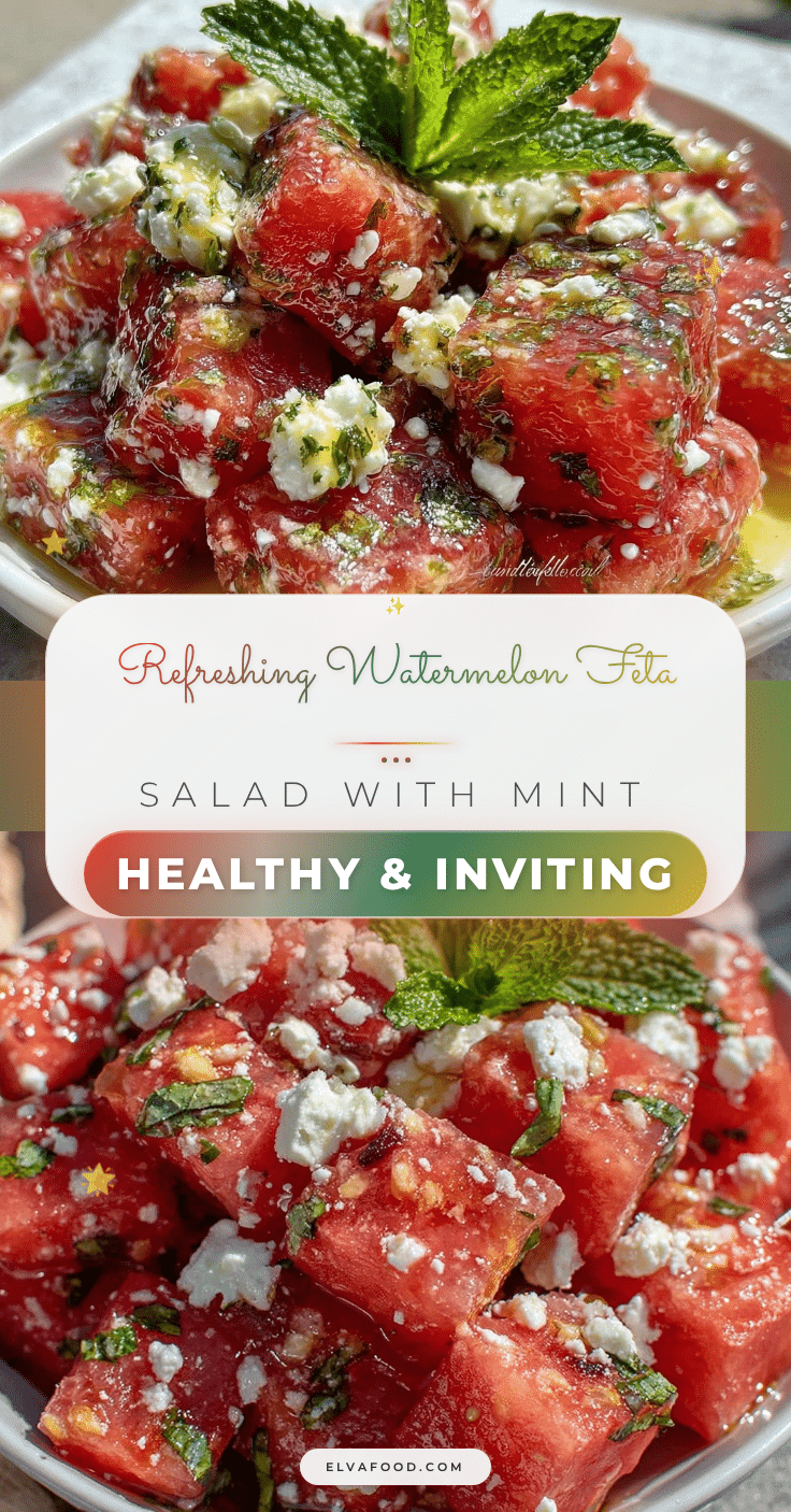 fresh watermelon feta salad recipe