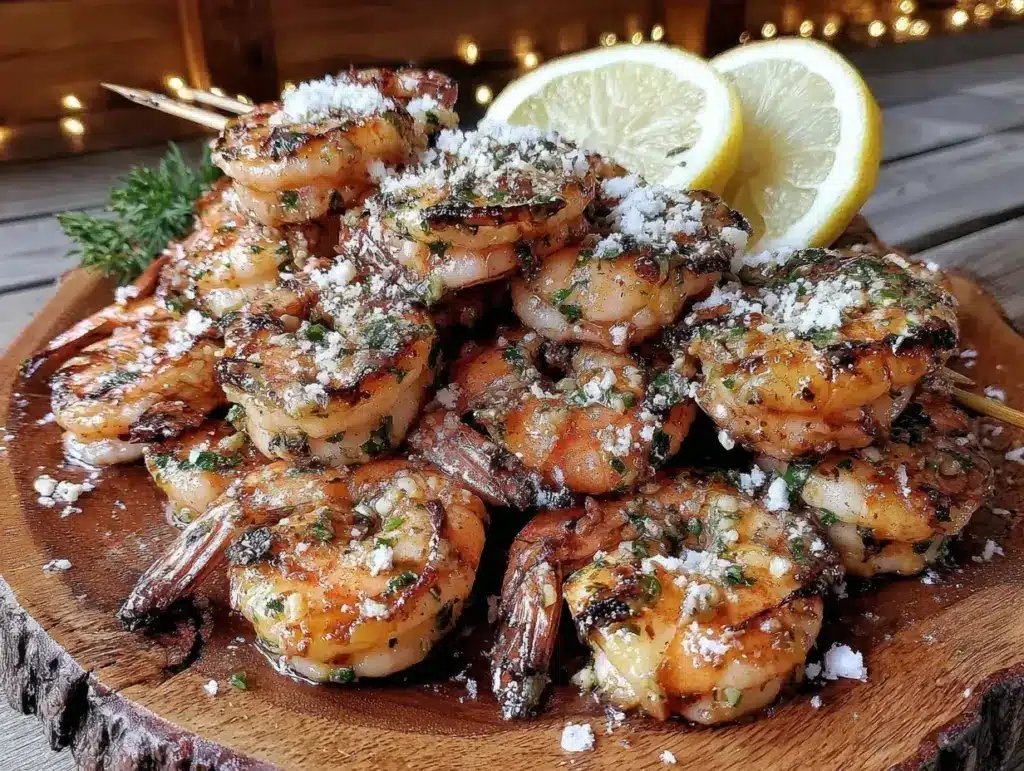 grilled shrimp skewers - featured image