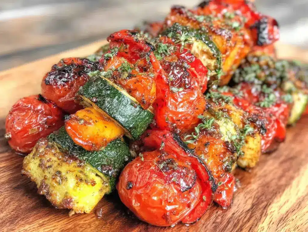 grilled vegetable kabobs - featured image