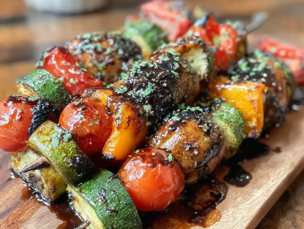grilled vegetable kabobs preparation steps