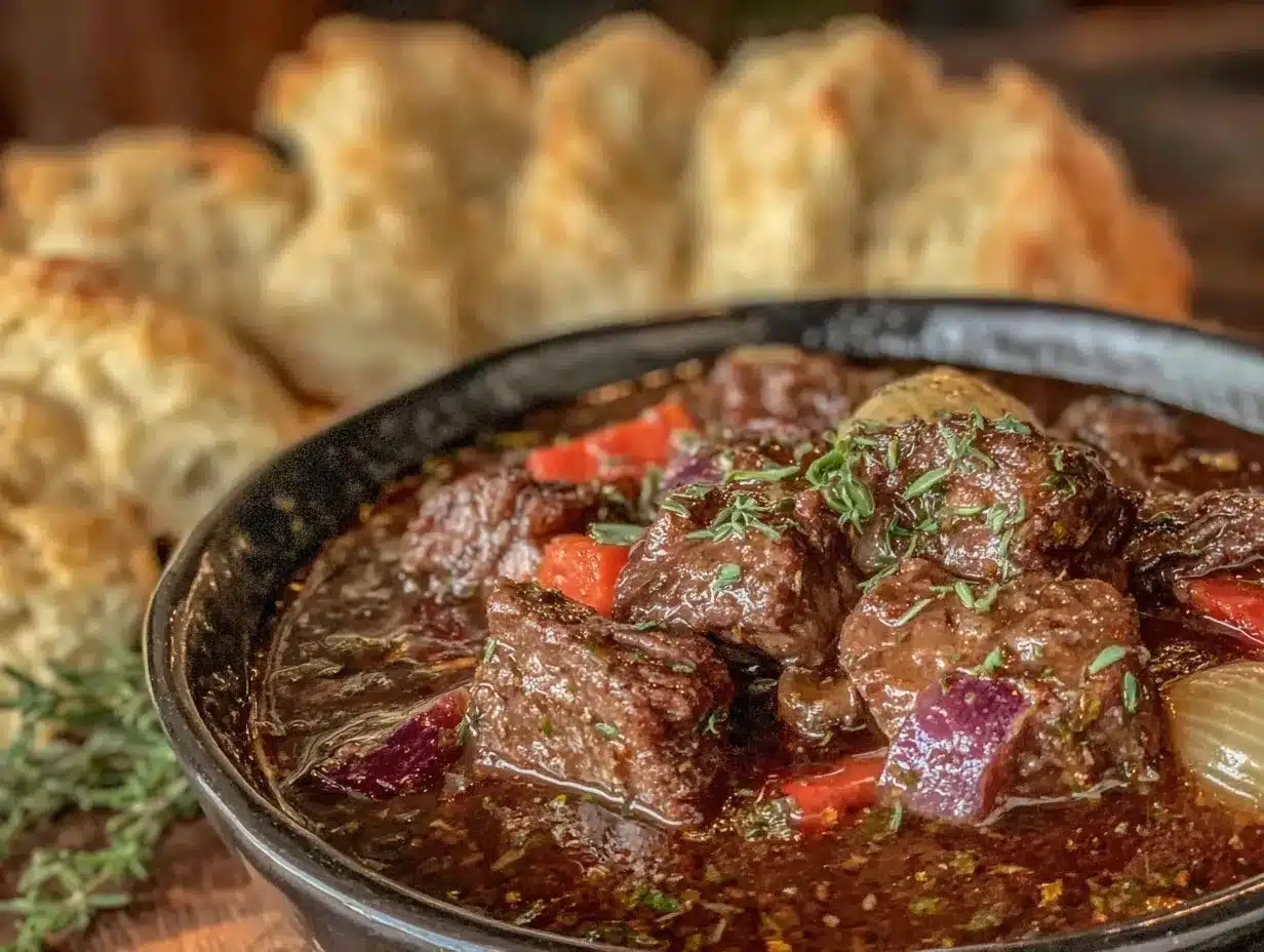 Guinness beef stew preparation steps