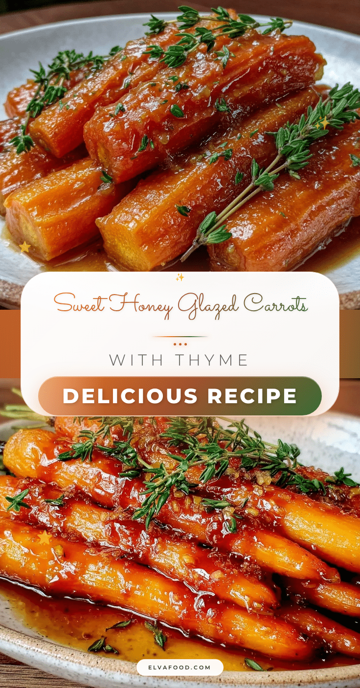 honey glazed carrots with fresh thyme recipe