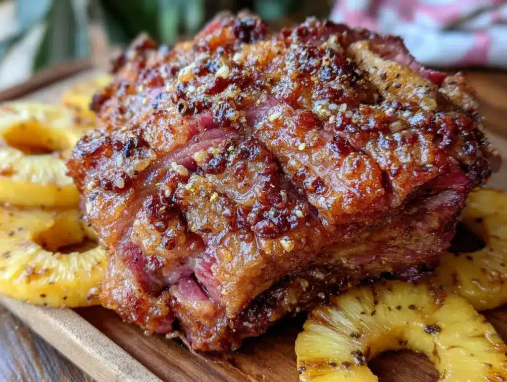 honey glazed ham - featured image