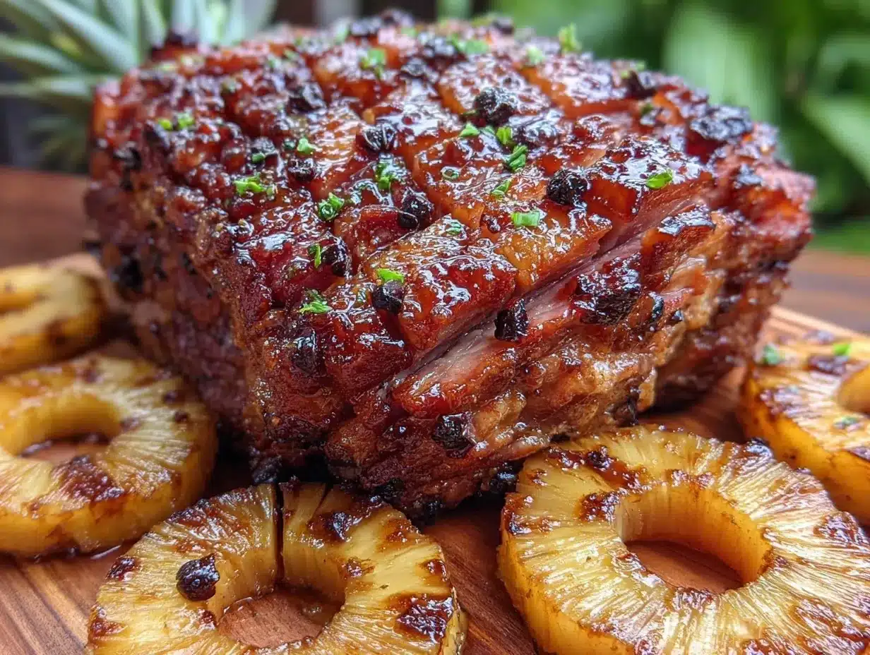 honey glazed ham preparation steps