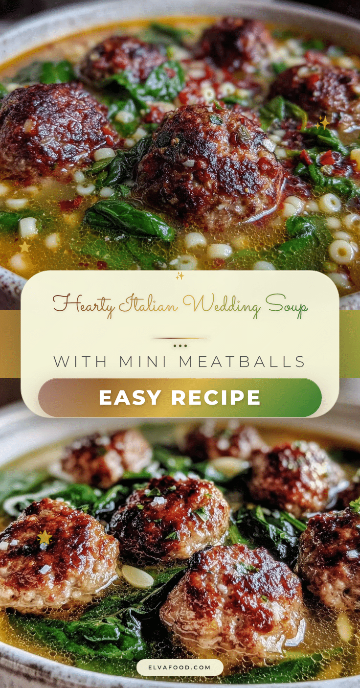 italian wedding soup with mini meatballs recipe