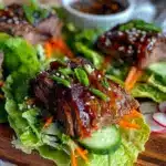 Korean bulgogi beef lettuce wraps - featured image