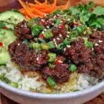 korean ground beef bowls - featured image
