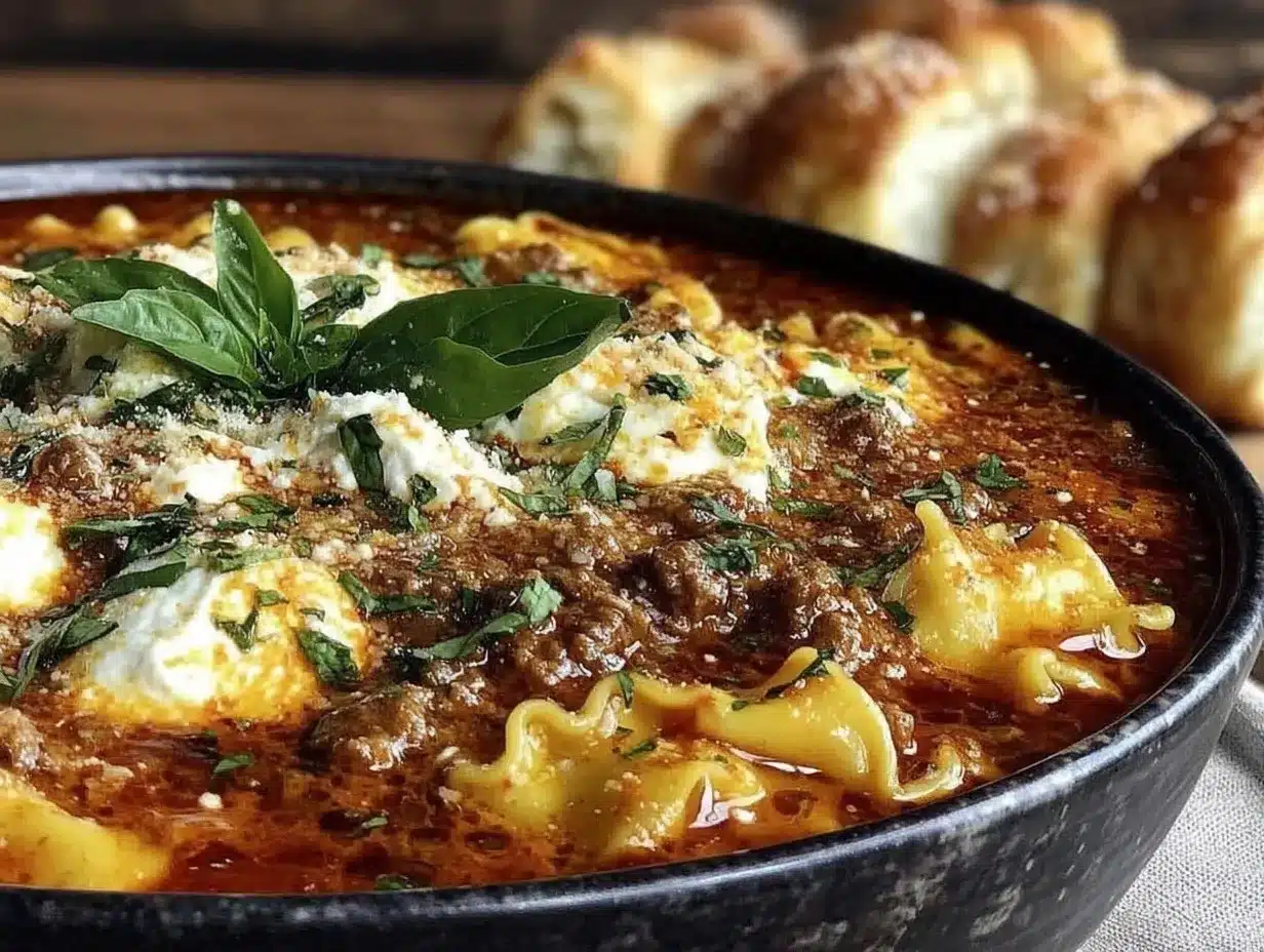 lasagna soup recipe preparation steps