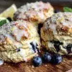 lemon blueberry scones - featured image