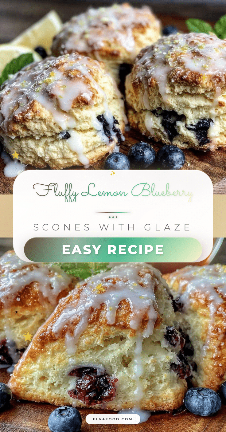 lemon blueberry scones recipe