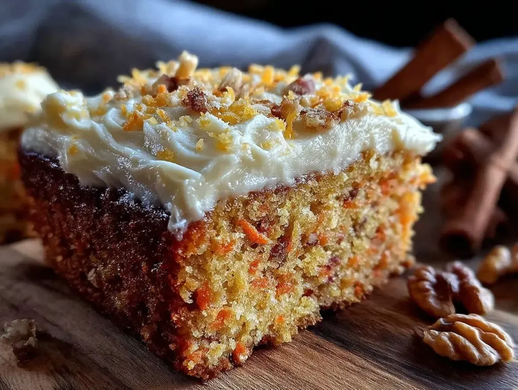 moist carrot cake recipe - featured image